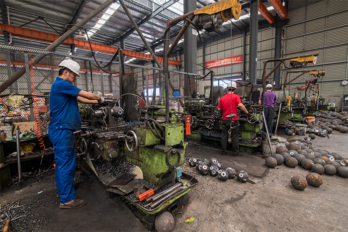 福清网架配件车间